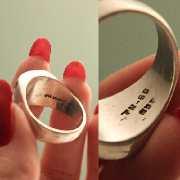 Elegant Sterling Silver and 14k Gold Ring “Unisex” - Picture 4 of 4